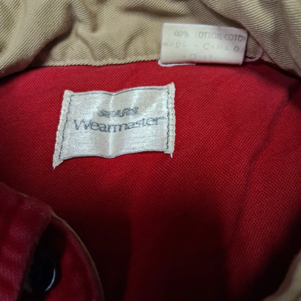 Sears Wearmaster Vintage Men's Red Button-Front Casual Shirt - Picture 8 of 8